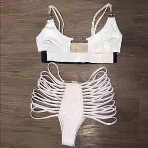 I heart raves reflective two piece set